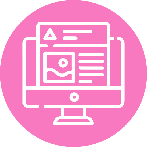 أيقونة جهاز مكتبي – تمثيل بصري لبيئة العمل الرقمية لدى شركة رابط لتقنية المعلومات