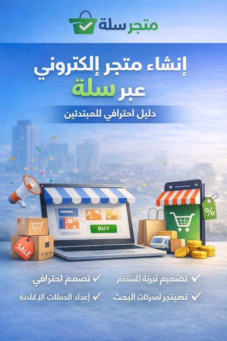 إنشاء متجر إلكتروني عبر سلة